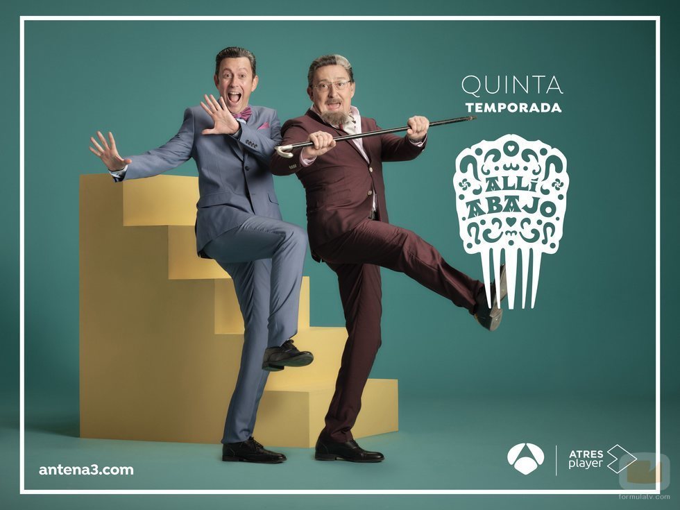 Los Benjumea en un póster de la quinta temporada de 'Allí abajo'