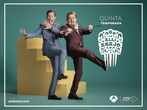 Los Benjumea en un póster de la quinta temporada de 'Allí abajo'