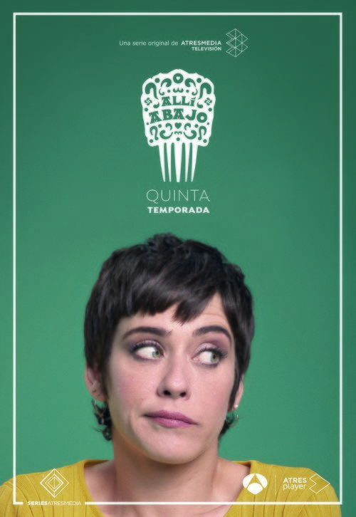 María León como Carmen en su póster promocional de la quinta temporada de 'Allí abajo'