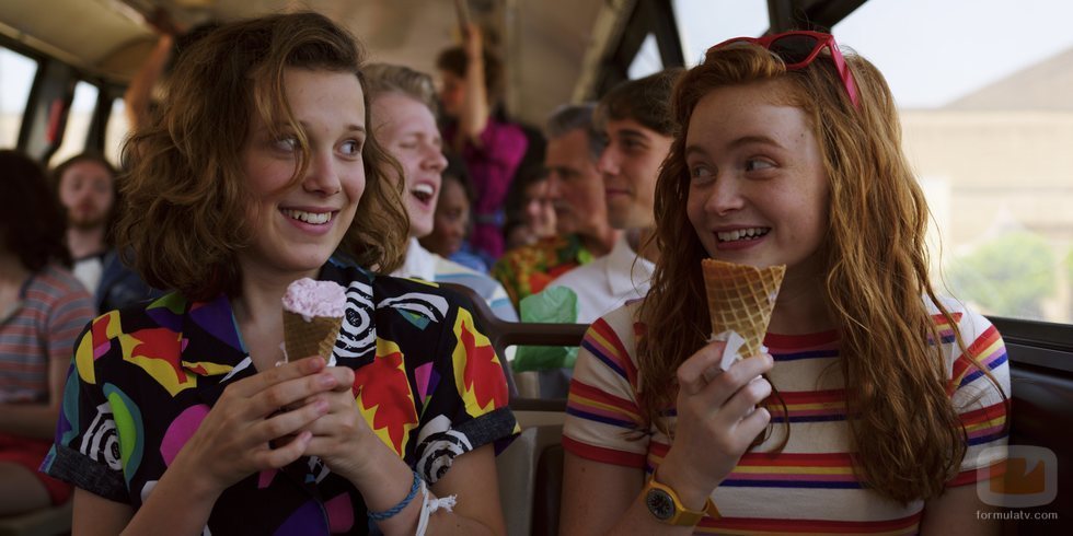 Eleven y Max, en la tercera temporada de 'Stranger Things'