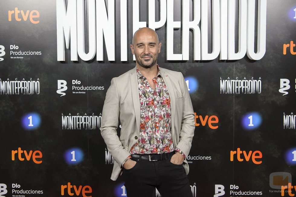 Alain Hernández en la premiere de 'La caza. Monteperdido'