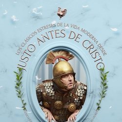 Eduardo Antuña como Antonino en un póster de 'Justo antes de Cristo'