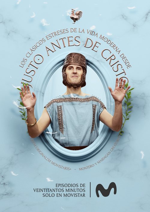 Julián López saluda a la plebe en un póster de 'Justo antes de Cristo'