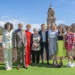 El reparto de 'Cuéntame cómo pasó' posa en el Festival de Málaga