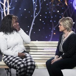 Carolina Sobe y la madre de María Jesús durante 'GH Dúo: Límite 24 horas'