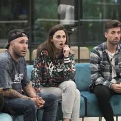 Kiko Rivera, Irene Rosales y Alejandro Albalá durante 'GH Dúo: Límite 24 horas'