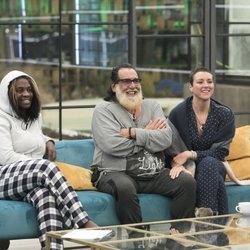 Carolina Sobe, Juan Miguel y María Jesús en la gala de 'GH Dúo: Límite 24 horas'