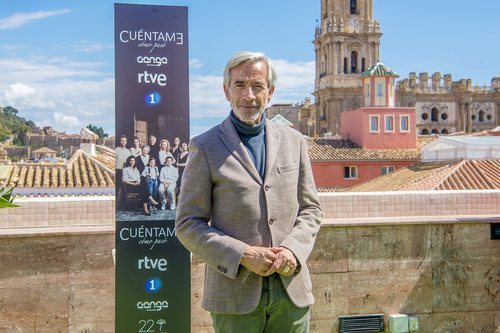 Imanol Arias, Antonio en 'Cuéntame cómo pasó', posa en el Festival de Málaga