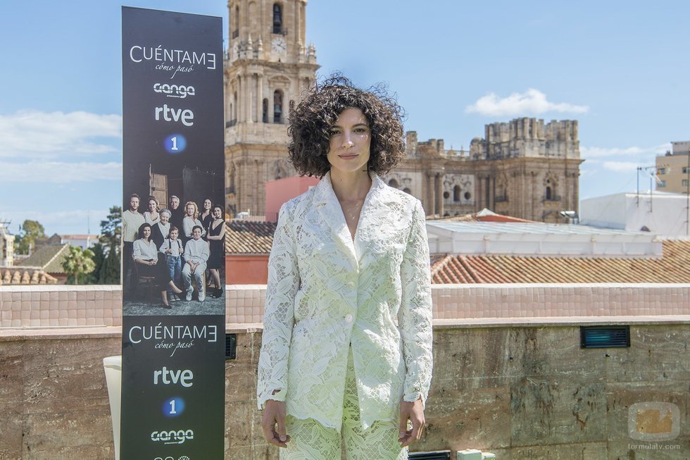 Irene Visedo, Inés en 'Cuéntame cómo pasó', posa en el Festival de Málaga