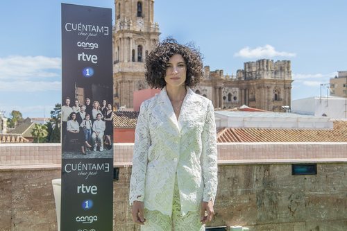 Irene Visedo, Inés en 'Cuéntame cómo pasó', posa en el Festival de Málaga