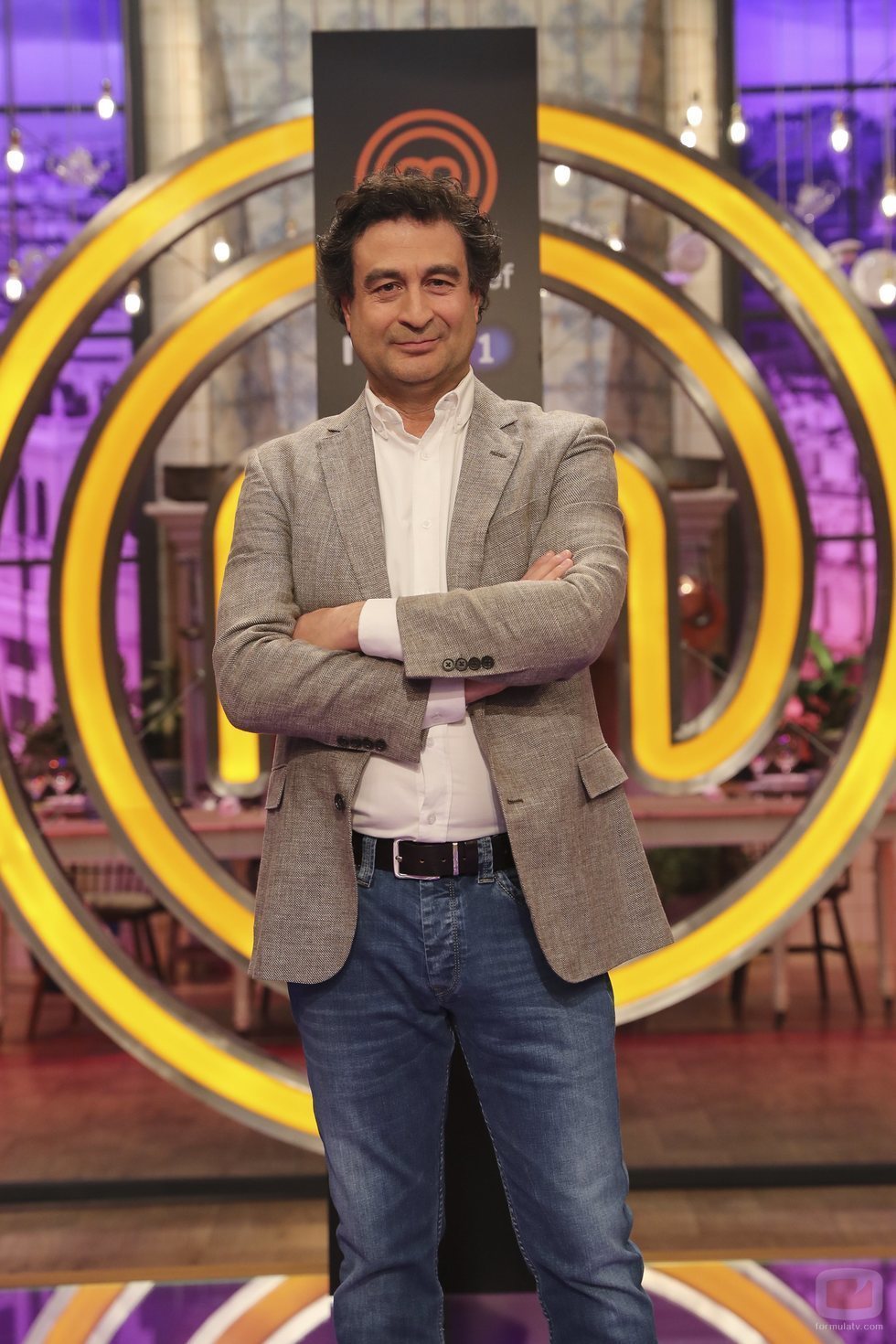 Pepe Rodríguez, en la presentación de 'Masterchef7'