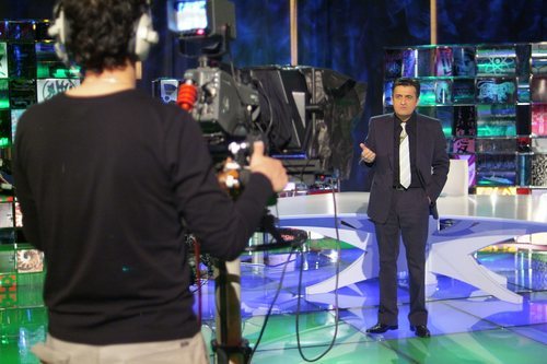 El Gran Wyoming presentando 'El intermedio' entre los años 2006 y 2007