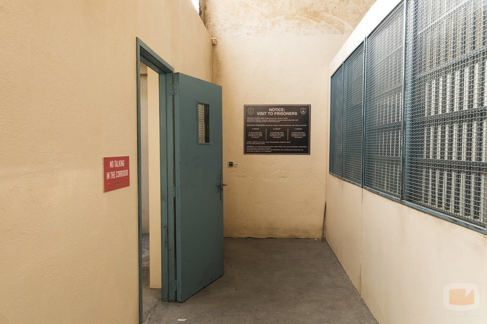 Estancia del decorado de 'En el corredor de la muerte'