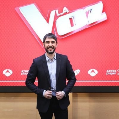 Juanra Bonet en la rueda de prensa de los Directos de 'La Voz'
