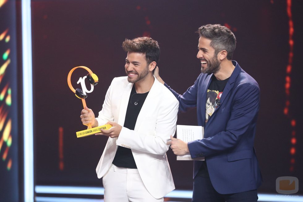 Agoney, ganador de la séptima gala de 'La mejor canción jamás cantada'
