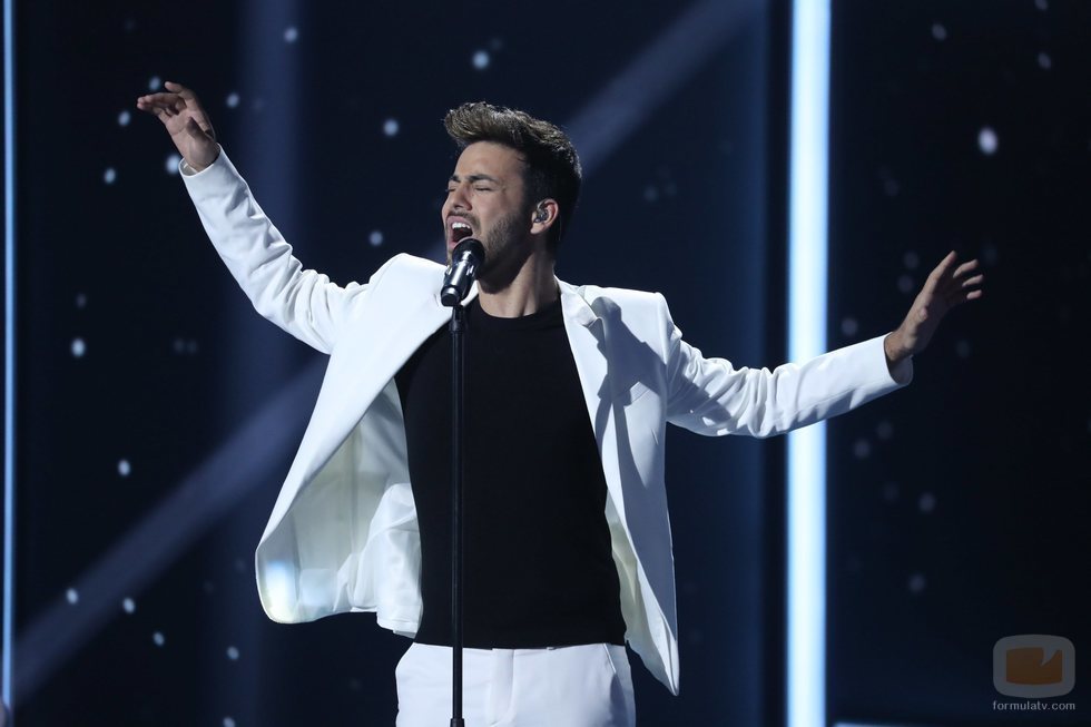 Agoney, en la séptima gala de 'La mejor canción jamás cantada'