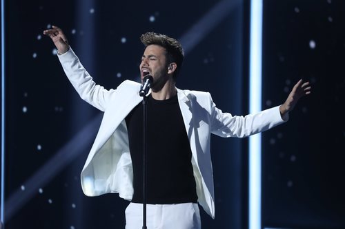 Agoney, en la séptima gala de 'La mejor canción jamás cantada'