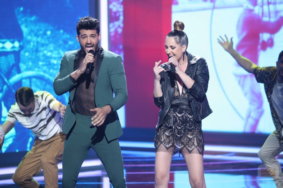 Jorge González y Mireia Montávez en la séptima gala de 'La mejor canción jamás cantada'