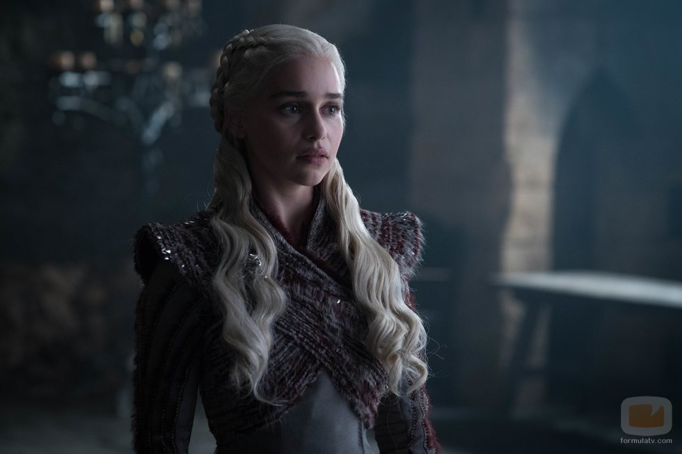 Daenerys Targaryen, preocupada, en la octava temporada de 'Juego de Tronos'