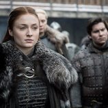 Sansa Stark, muy firme, en la octava temporada de 'Juego de Tronos'