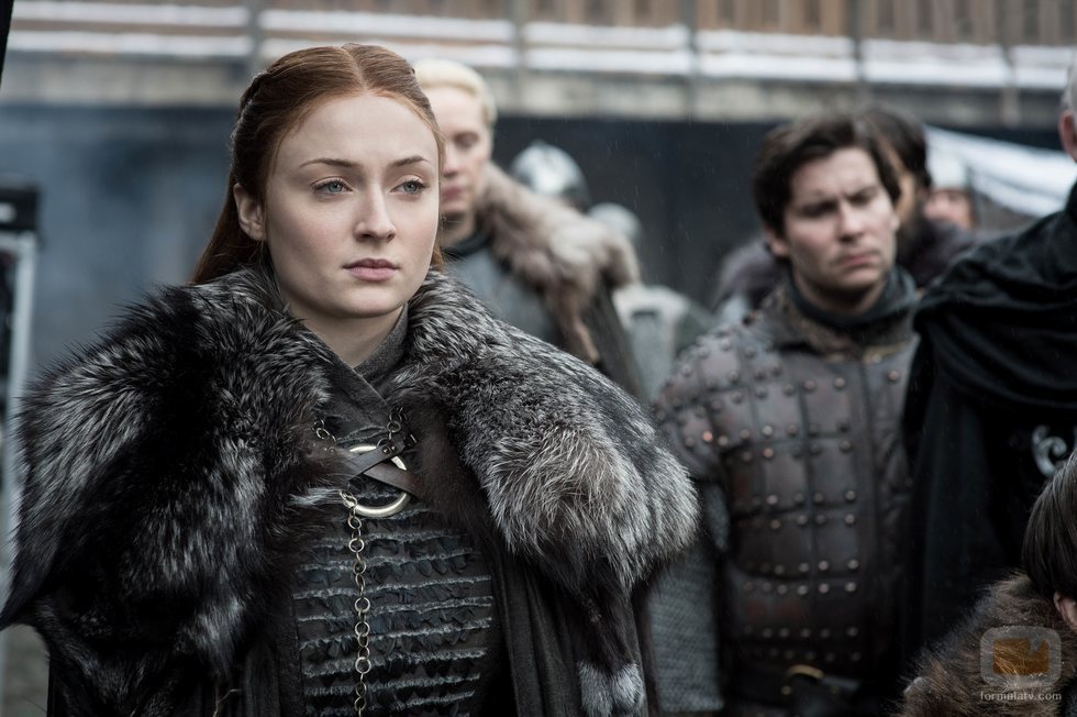 Sansa Stark, muy firme, en la octava temporada de 'Juego de Tronos'