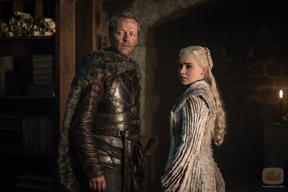 Daenerys y Ser Jorah Mormont, en la octava temporada de 'Juego de Tronos'