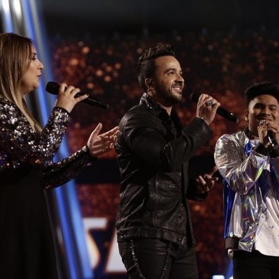 El equipo de Luis Fonsi canta "Quisiera poder olvidarme de ti" en el segundo directo de 'La Voz'