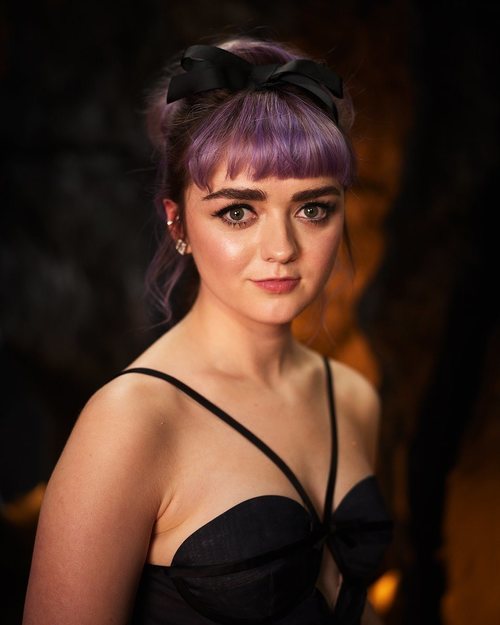 Maisie Williams posa en la premiere de la temporada 8 de 'Juego de Tronos'