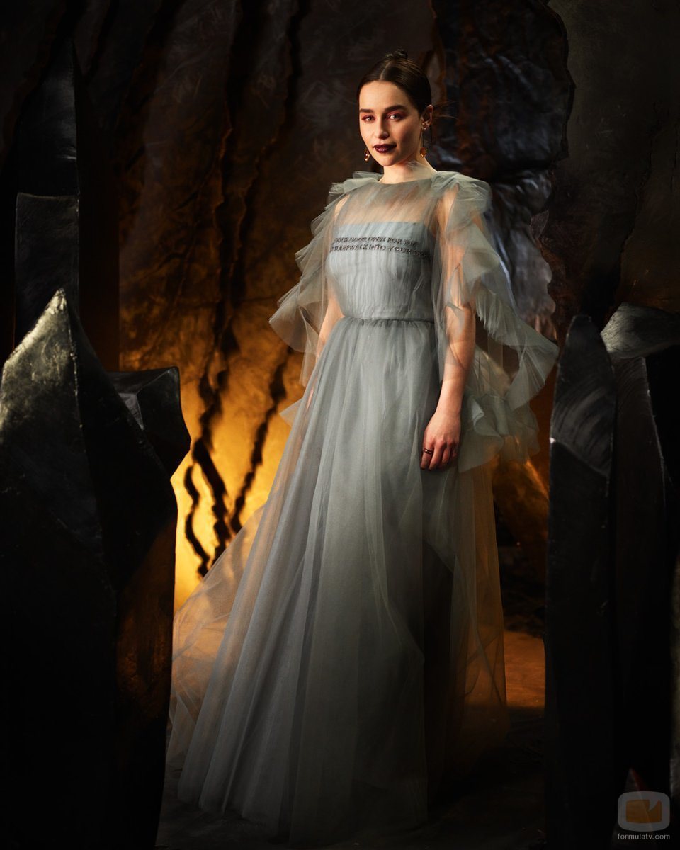 Emilia Clarke posa en la premiere de la temporada 8 de 'Juego de Tronos'