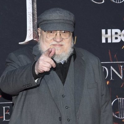 George R.R. Martin en la premiere de la última temporada de 'Juego de Tronos'