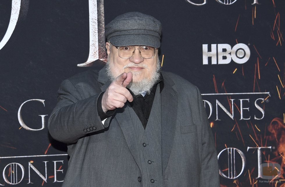 George R.R. Martin en la premiere de la última temporada de 'Juego de Tronos'