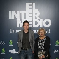 Manuela Carmena y Iñigo Errejón, en el programa 2.000 de 'El Intermedio'