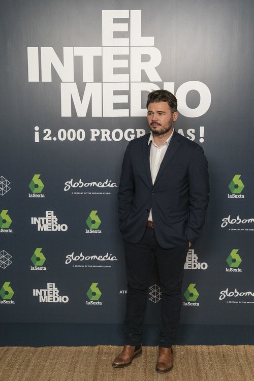 Gabriel Rufián, en el programa 2.000 de 'El Intermedio'