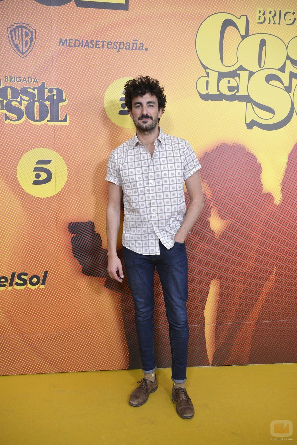 Miki Esparbé en la presentación de 'Brigada Costa del Sol'