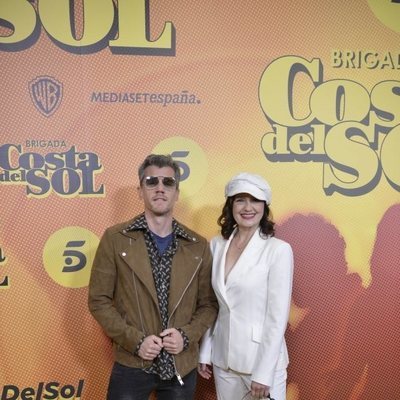 Nieve de Medina y Gonzalo Trujillo en la presentación de 'Brigada Costa del Sol'