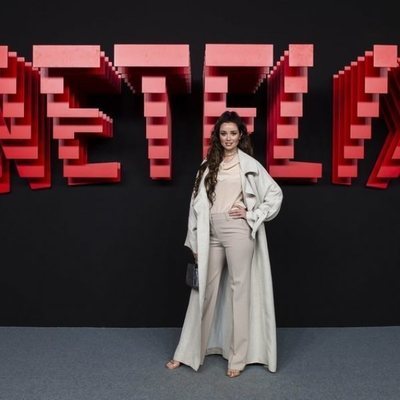 Dafne Fernández, en la inauguración del centro de producción de Netflix en Madrid