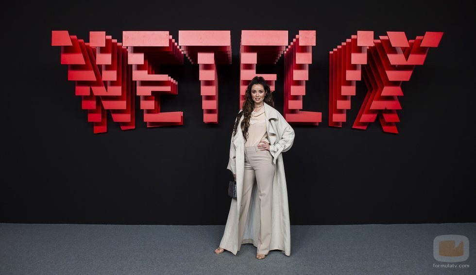 Dafne Fernández, en la inauguración del centro de producción de Netflix en Madrid