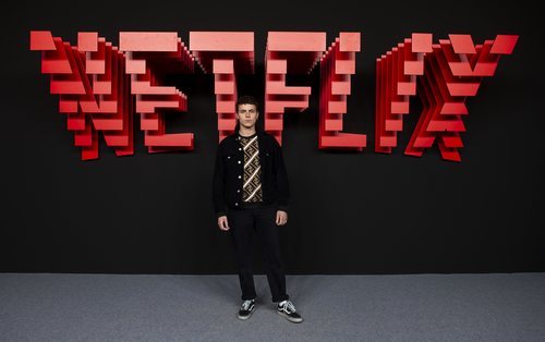 Arón Piper, en la inauguración del centro de producción de Netflix en Madrid