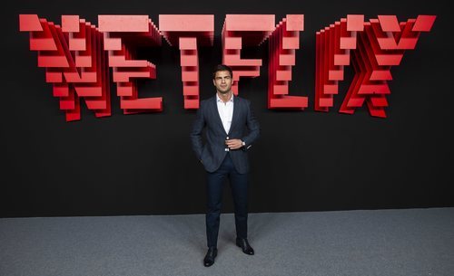 Maxi Iglesias, en la inauguración del centro de producción de Netflix en Madrid