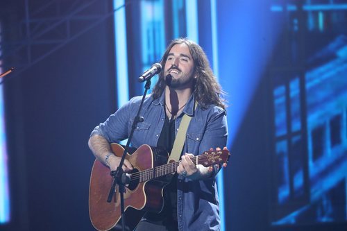 Andrés Suárez, en la Gala final de 'La mejor canción jamás cantada'