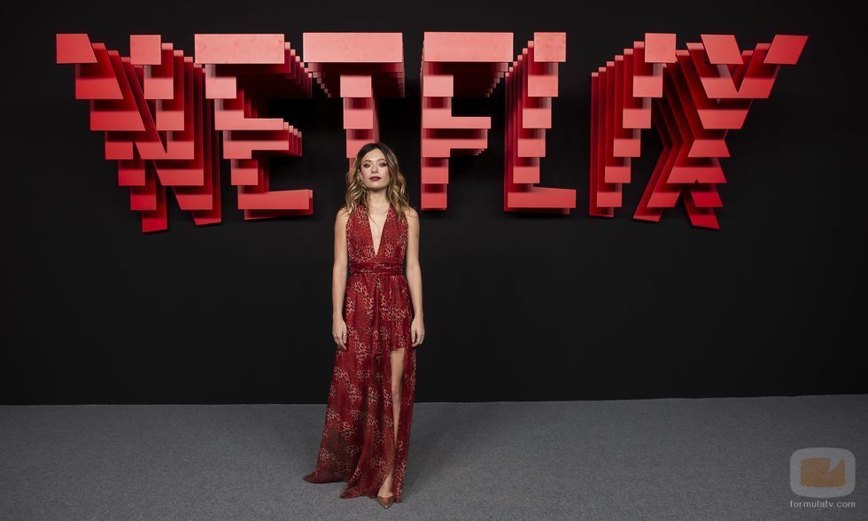 Anna Castillo, en la inauguración del centro de producción de Netflix en Madrid