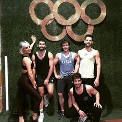 Miki Núñez entrena junto a sus bailarines para Eurovisión 2019