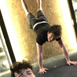 Ricky Merino junto a a Miki Núñez en su entrenamiento para Eurovision 2019