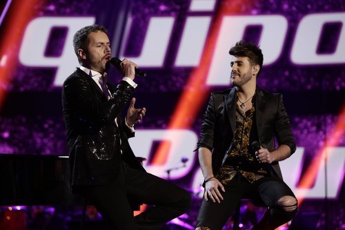 Ángel Cortés y Antonio José interpretan "A dónde vas" en la final de 'La Voz'