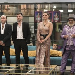 Kiko Rivera, Alejandro Albalá, María Jesús Ruiz y Juan Miguel en la Gala 1 de la final de 'GH Dúo'