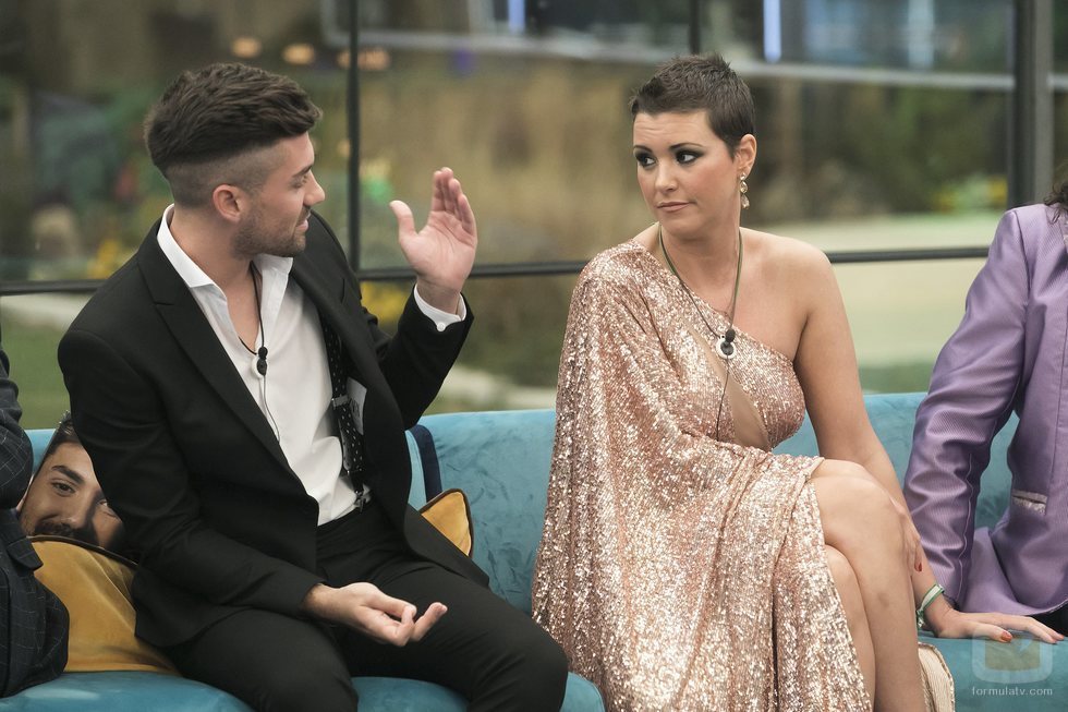 María Jesús Ruiz y Alejandro Albalá, en la primera parte de la final de 'GH Dúo'