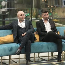 Kiko Rivera y Alejandro Albalá, en la primera parte de la final de 'GH Dúo'