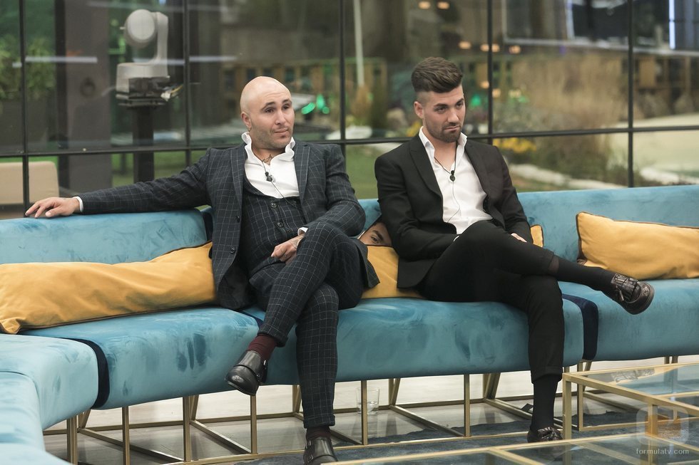 Kiko Rivera y Alejandro Albalá, en la primera parte de la final de 'GH Dúo'