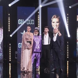 María Jesús Ruiz, Juan Miguel, Alejandro Albalá y Kiko Rivera en la final de 'GH Dúo'