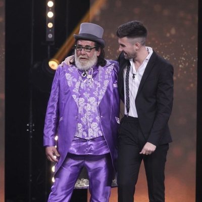 Juan Miguel y Alejandro Albalá en la primera parte de la final de 'GH Dúo'